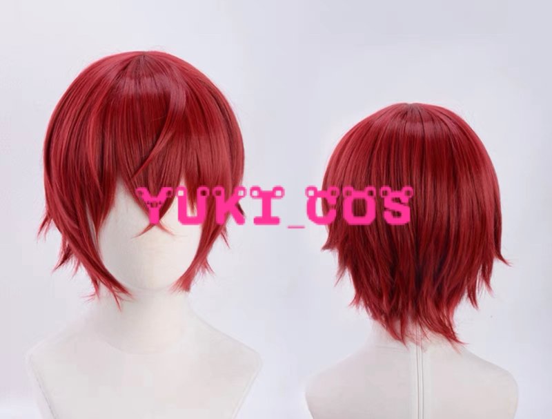 画像2: あんさんぶるスターズ!! あんスタ 朱桜司 コスプレウィッグ (2)