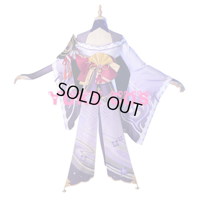 画像4: 原神　雷電将軍　コスプレ衣装 送料無料 (4)