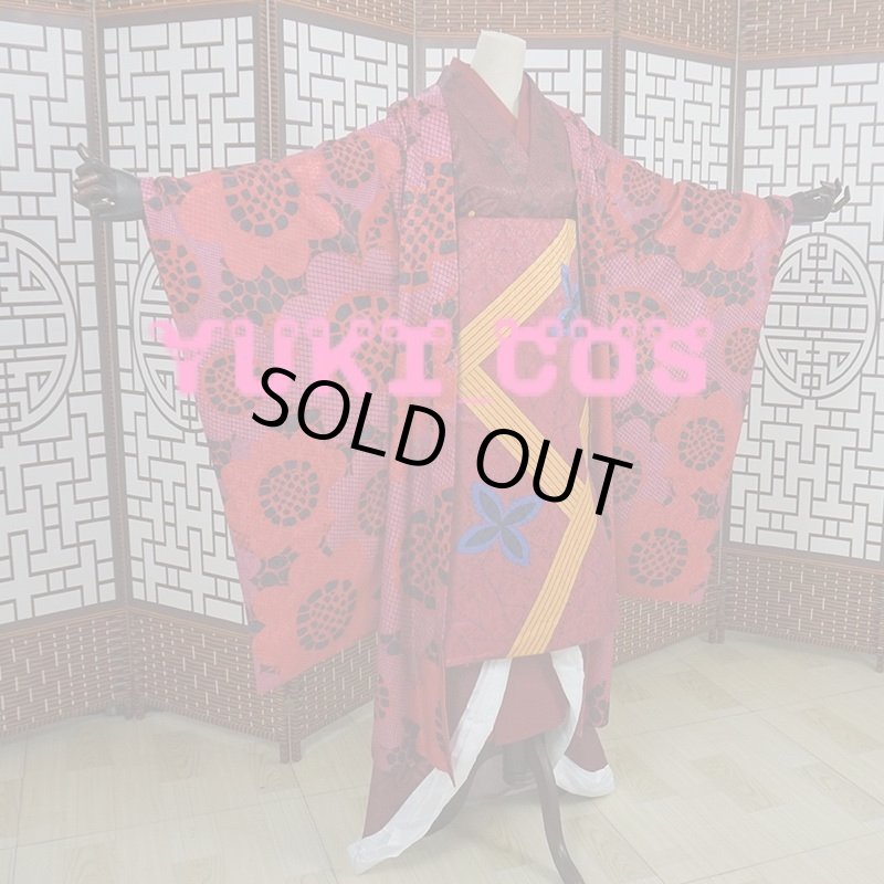 画像2: 鬼滅の刃 上弦の陸 堕姫 着物　コスプレ衣装 (2)