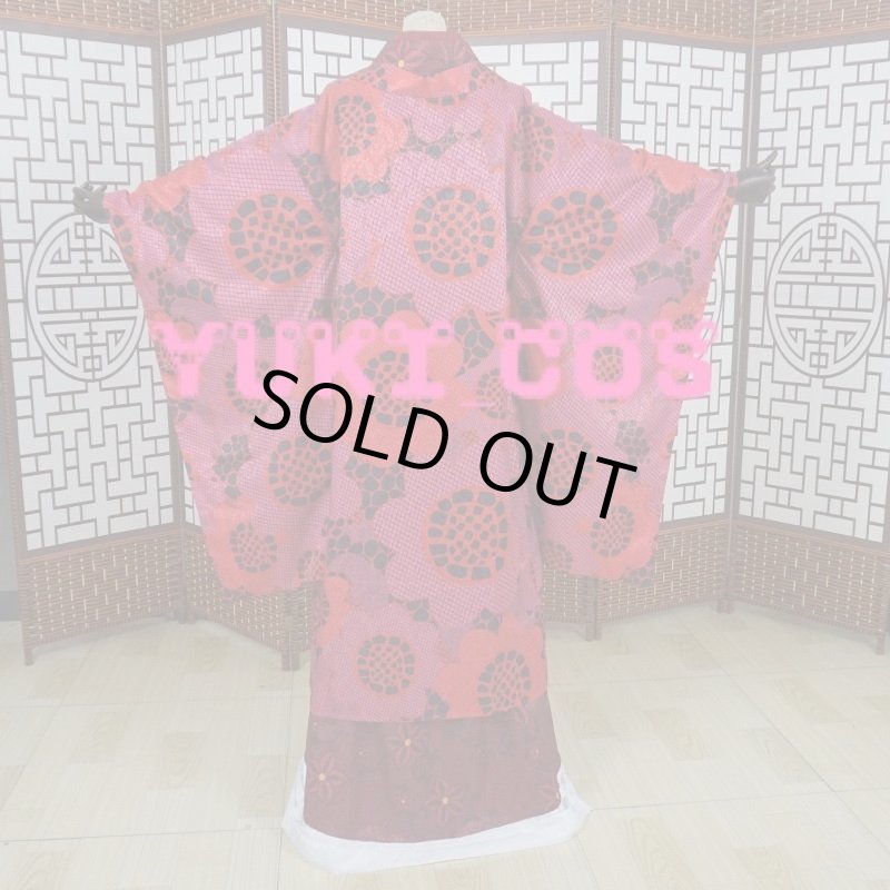 画像3: 鬼滅の刃 上弦の陸 堕姫 着物　コスプレ衣装 (3)