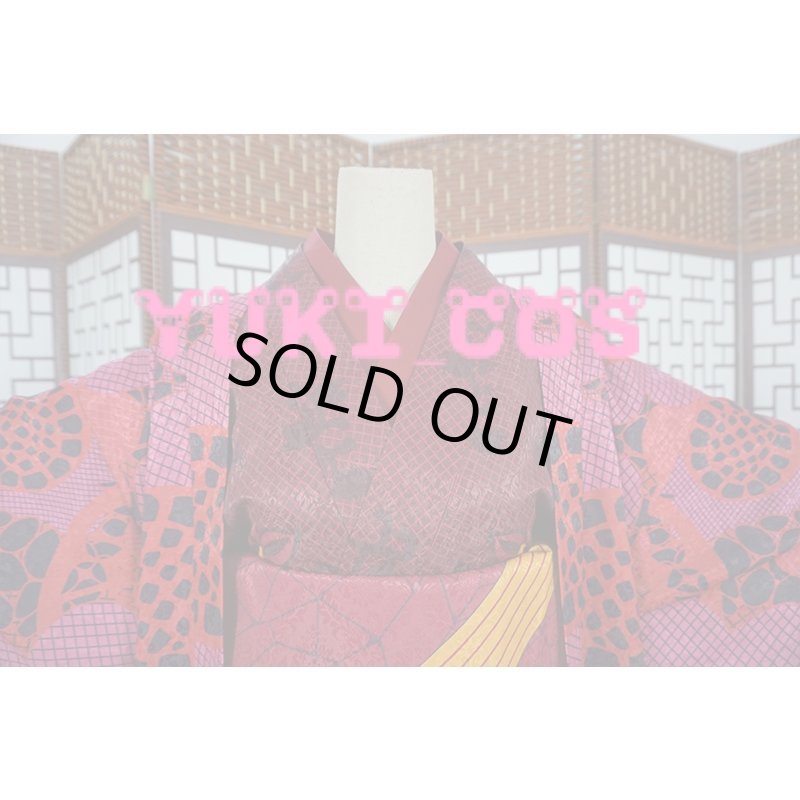 画像4: 鬼滅の刃 上弦の陸 堕姫 着物　コスプレ衣装 (4)