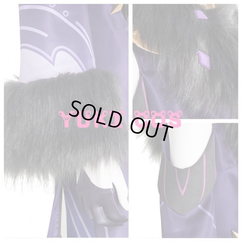 画像8: 原神 ファデュイ・雷蛍術師 コスプレ衣装 (8)