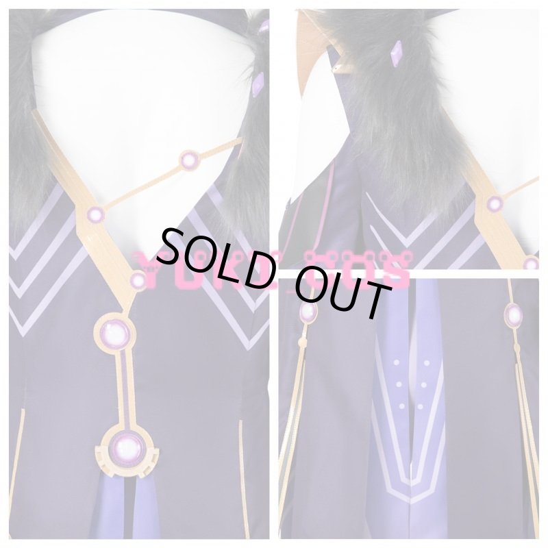 画像6: 原神 ファデュイ・雷蛍術師 コスプレ衣装 (6)