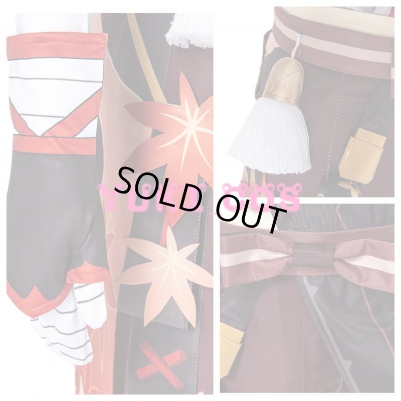 画像5: 原神 楓原万葉 カズハ コスプレ衣装 (5)