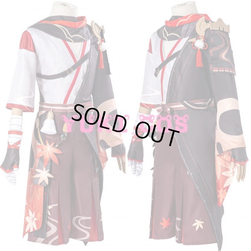 画像2: 原神 楓原万葉 カズハ コスプレ衣装 (2)
