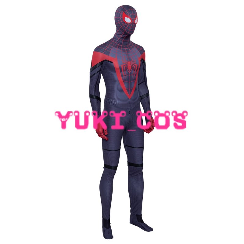 画像3: スパイダーマン マイルズ・モラレス コスプレ衣装 (3)