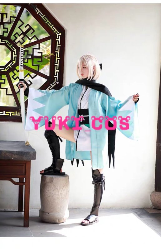 画像7: Fate/Grand Order FGO 桜セイバー 沖田総司 コスプレ衣装 送料無料 (7)