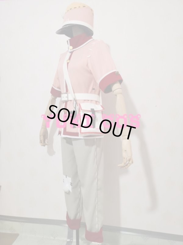 画像2: IdentityV アイデンティティV 第五人格 ポストマン ピンク コスプレ衣装 (2)