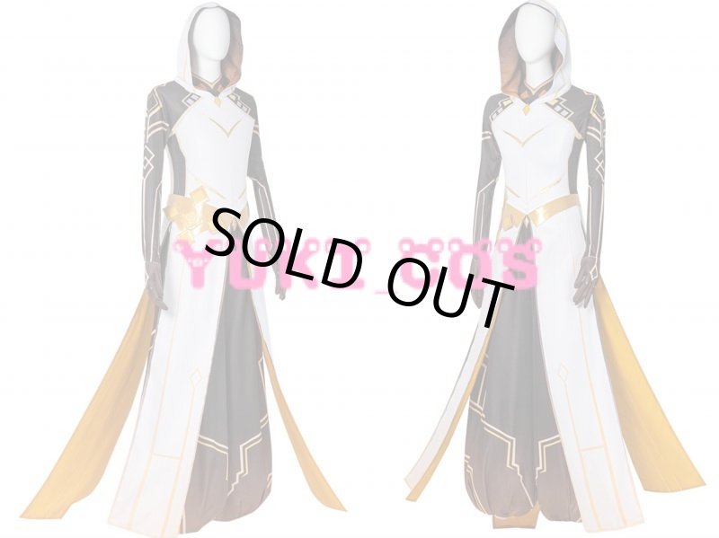 画像2: 原神 鍾離 モラクス コスプレ衣装 (2)