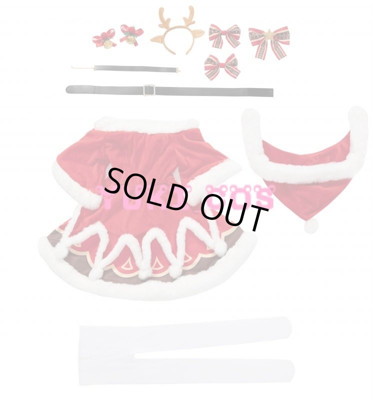 画像8: 原神 バーバラ クリスマス コスプレ衣装 (8)