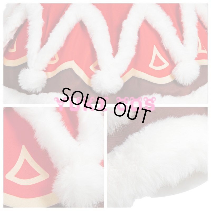 画像4: 原神 バーバラ クリスマス コスプレ衣装 (4)