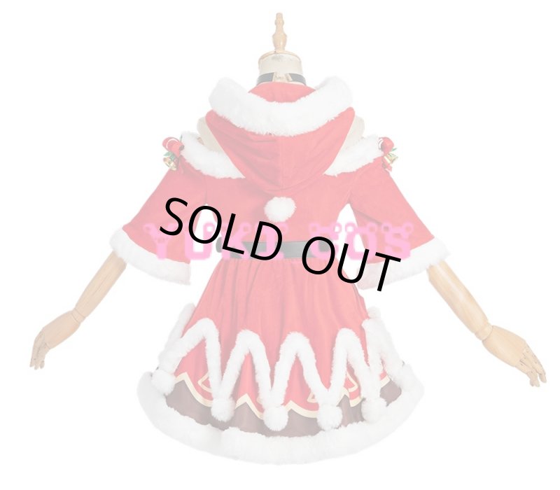 画像2: 原神 バーバラ クリスマス コスプレ衣装 (2)