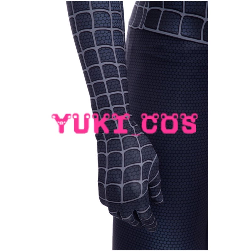 画像7: スパイダーマン3 ヴェノム 黒いスパイダーマン コスプレ衣装 (7)