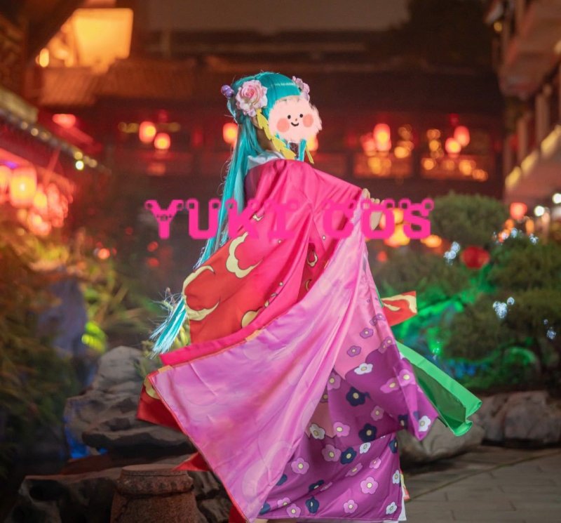 画像8: ONE PIECE ワノ国 光月日和 小紫 コスプレ衣装 送料無料 (8)