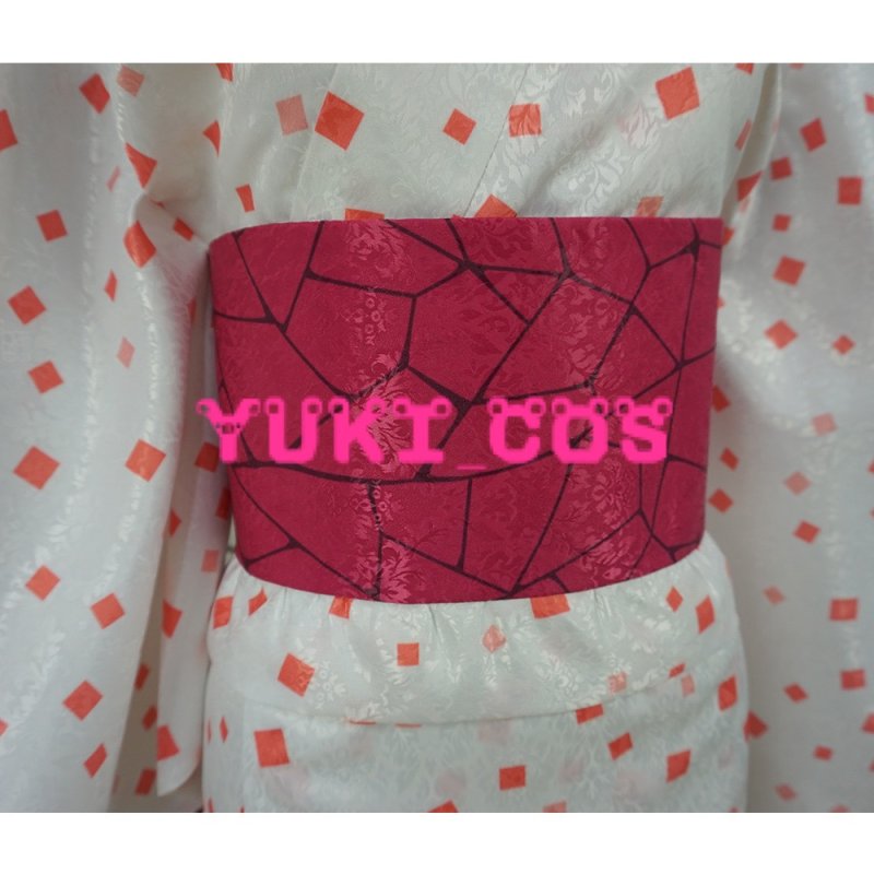 画像3: 鬼滅の刃 堕姫 浴衣 コスプレ衣装 (3)