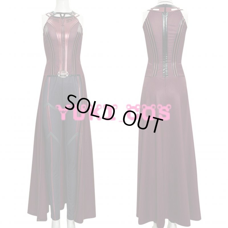 画像3: ワンダヴィジョン スカーレット・ウィッチ コスプレ衣装 (3)