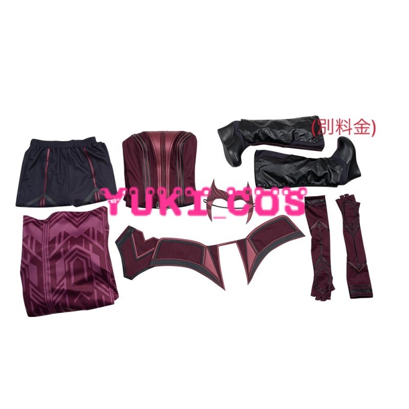 画像7: ワンダヴィジョン　スカーレット・ウィッチ　コスプレ衣装　送料無料 (7)