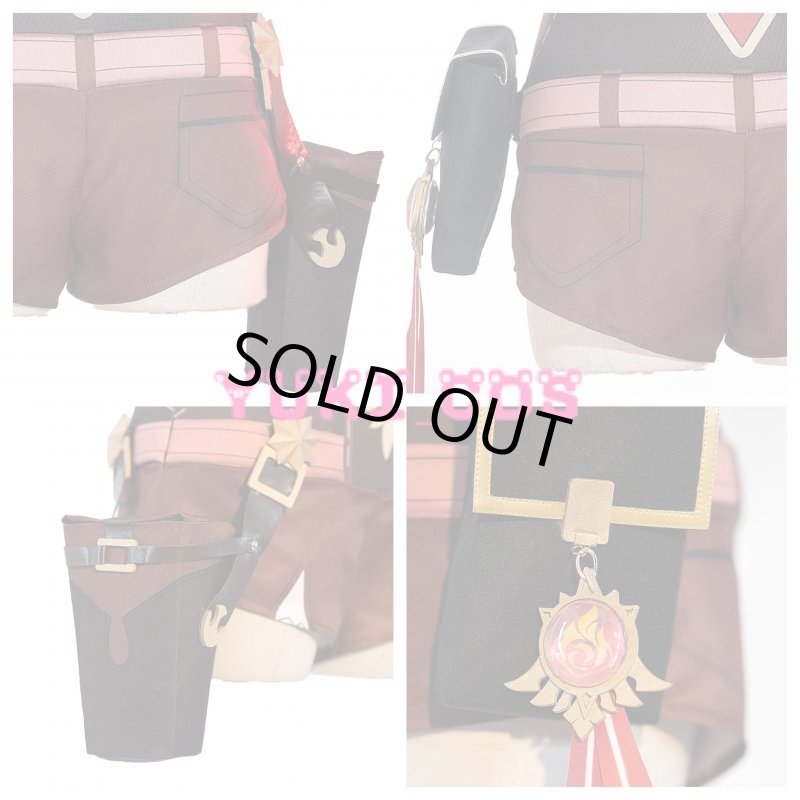 画像8: 原神  げんしん アンバー コスプレ衣装 (8)