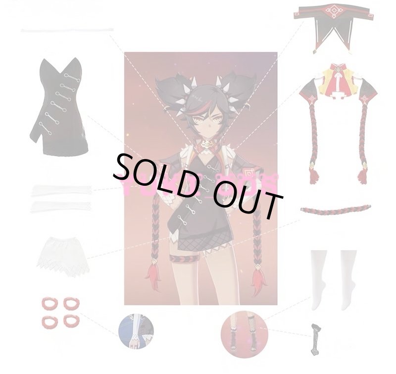 画像7: 原神　辛炎　しんえん　コスプレ衣装　送料無料 (7)