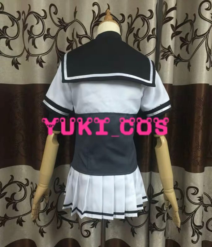 画像2: 艦隊これくしょん 艦これ 秋月 コスプレ衣装 送料無料 (2)