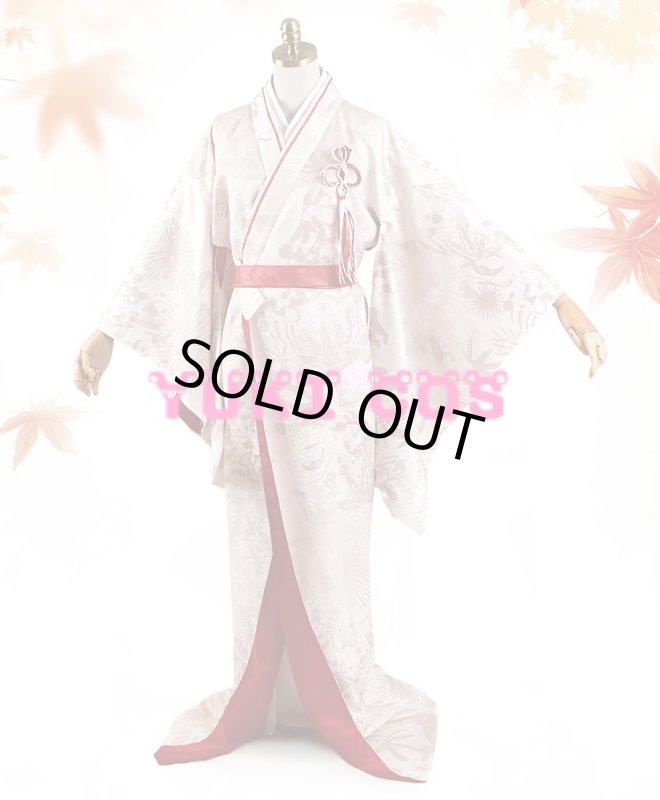 画像1: 陰陽師　不知火 白無垢　コスプレ衣装 (1)