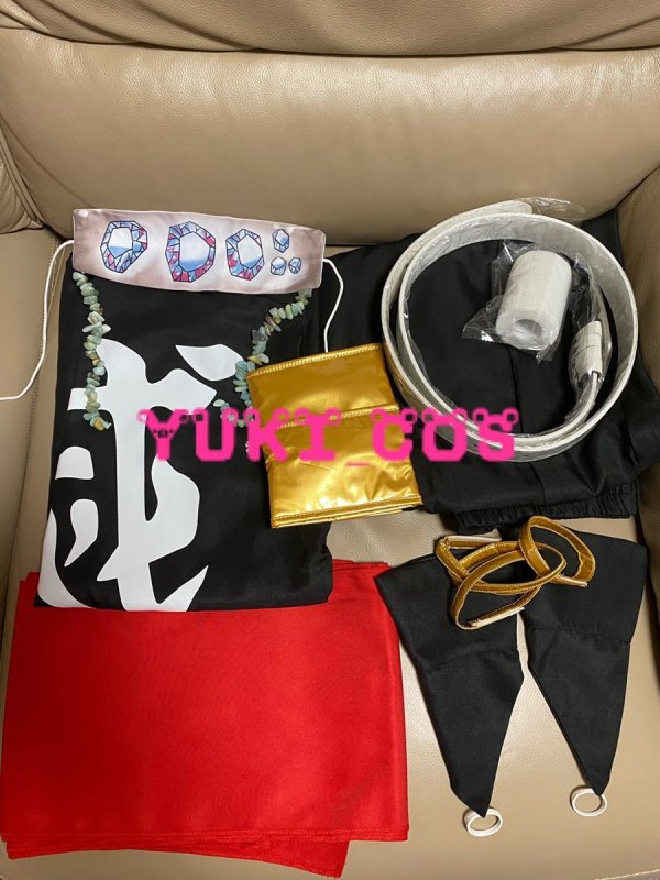 画像2: 鬼滅の刃 音柱 宇髄天元 コスプレ衣装 送料無料 (2)