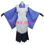画像1: 小林さんちのメイドラゴン　小林カンナ　カンナカムイ　メイド服　コスプレ衣装 (1)