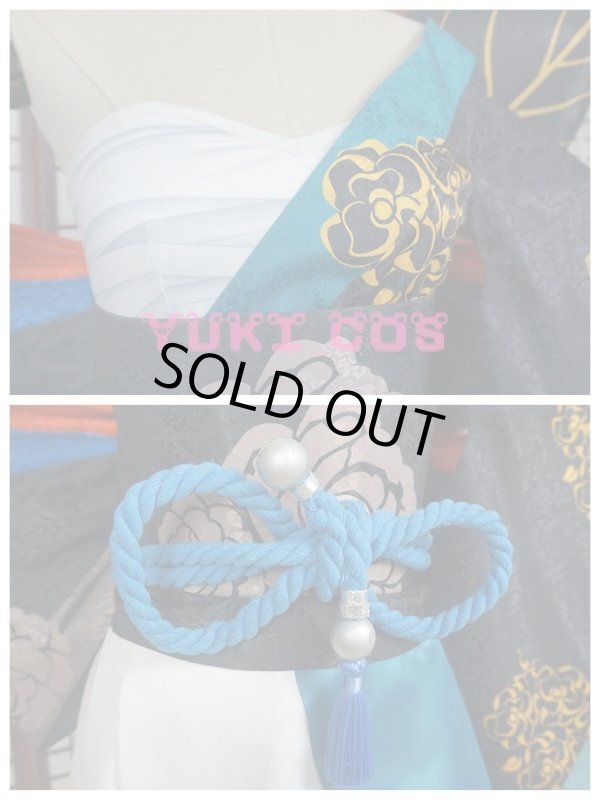 画像3: 陰陽師 縛骨清姫 ばっこつきよひめ 花合戦スキン 貞桐山茗 コスプレ衣装 (3)