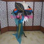 画像2: 陰陽師　縛骨清姫 ばっこつきよひめ　花合戦スキン　貞桐山茗　コスプレ衣装 (2)