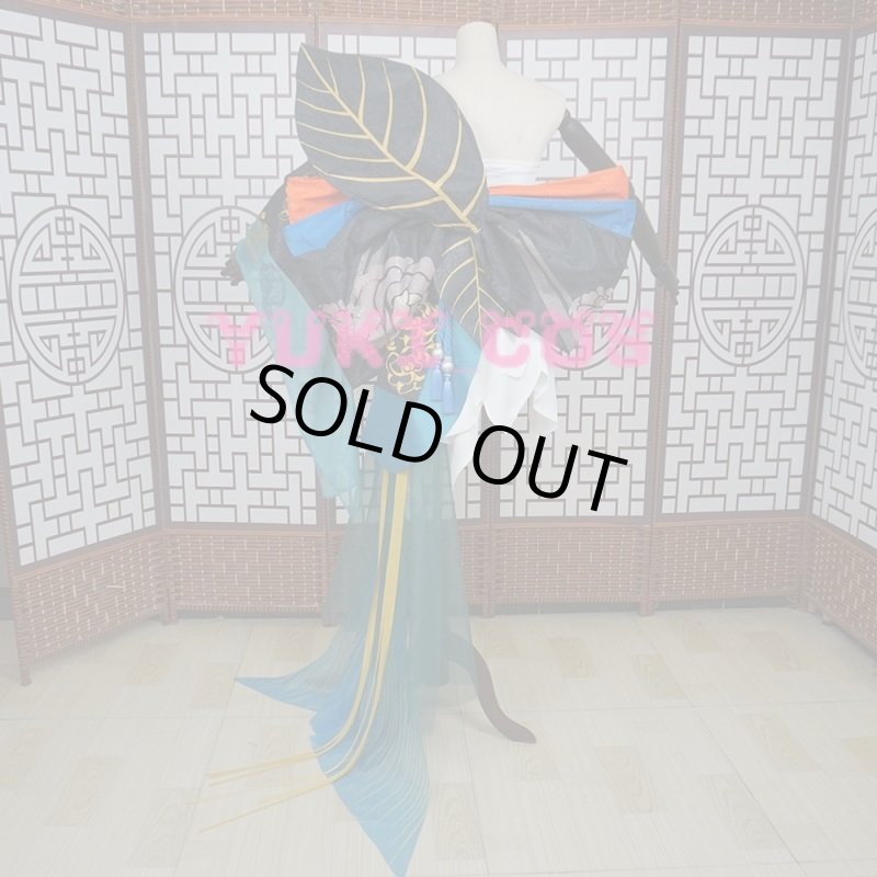 画像2: 陰陽師 縛骨清姫 ばっこつきよひめ 花合戦スキン 貞桐山茗 コスプレ衣装 (2)