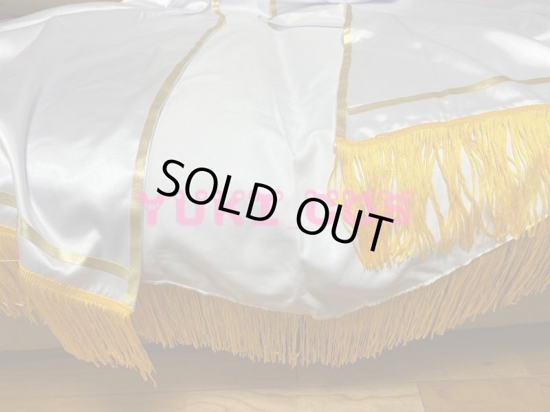 画像5: Sky星を紡ぐ子どもたち 祖たる賢者ケープ 白+黄色フリンジ 送料無料 (5)