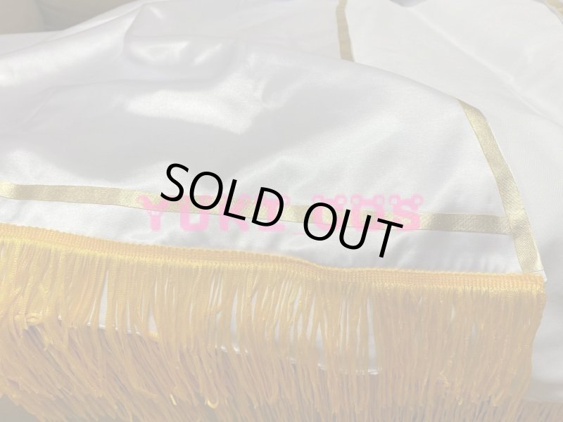 画像4: Sky星を紡ぐ子どもたち 祖たる賢者ケープ 白+黄色フリンジ 送料無料 (4)