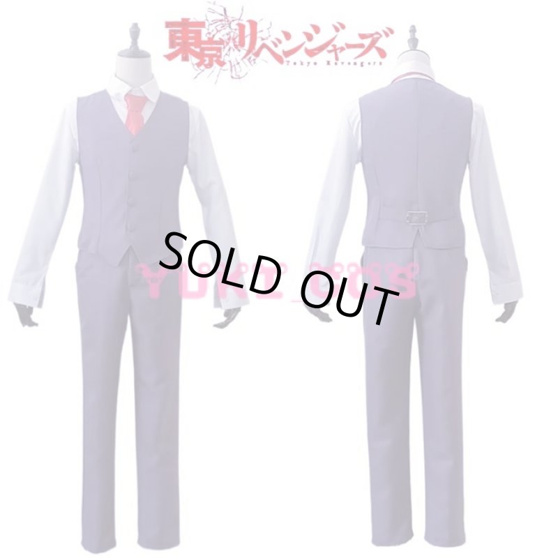 画像3: 東京リベンジャーズ 三途春千夜 さんずはるちよ スーツ コスプレ衣装 送料無料 (3)