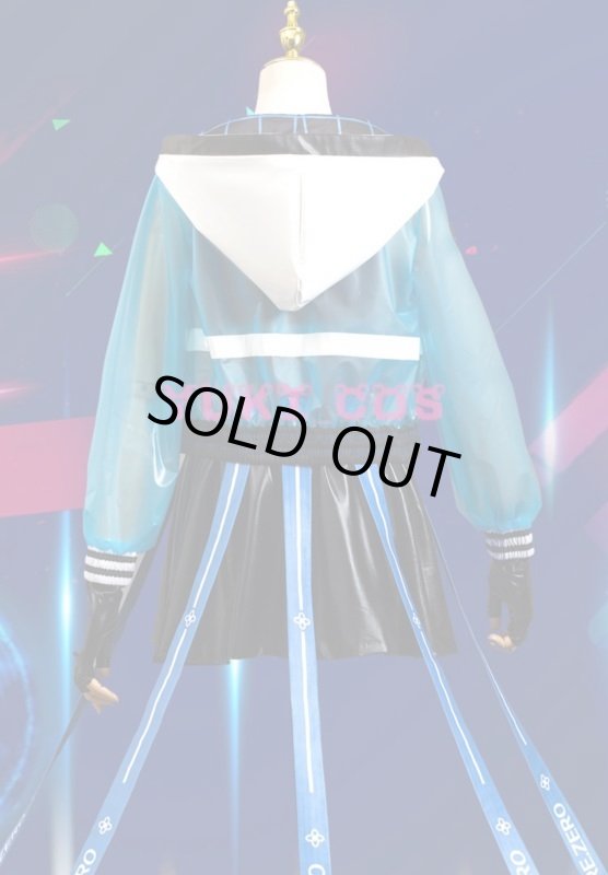 画像18: Re:ゼロから始める異世界生活 リゼロ レム Neon City コスプレ衣装 送料無料 (18)