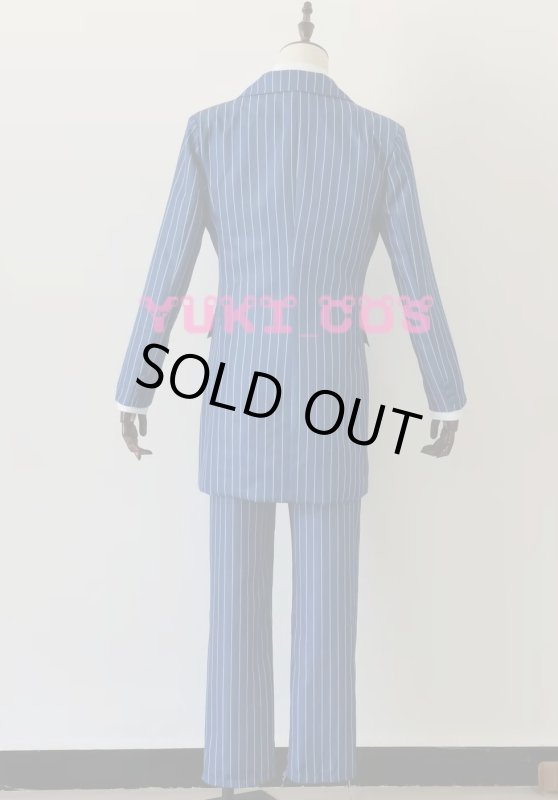 画像7: 東京リベンジャーズ 灰谷蘭　はいたにらん スーツ　縦縞模様　コスプレ衣装　送料無料 (7)