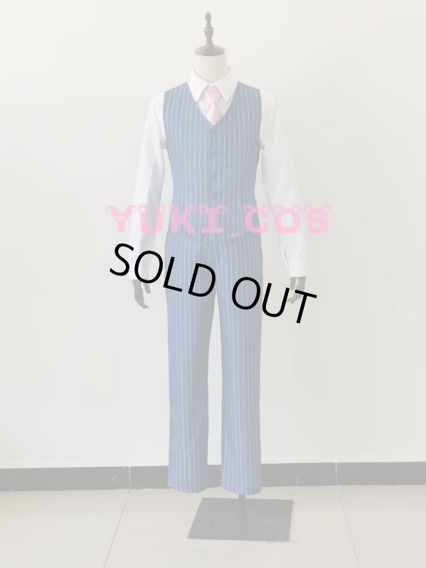 画像5: 東京リベンジャーズ 灰谷蘭　はいたにらん スーツ　縦縞模様　コスプレ衣装　送料無料 (5)