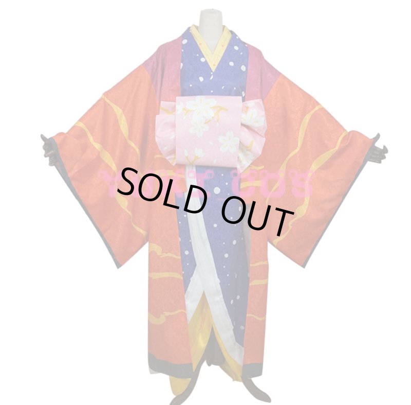 画像1: 鬼滅の刃遊郭編　鯉夏花魁　こいなつおいらん　着物　コスプレ衣装　送料無料 (1)