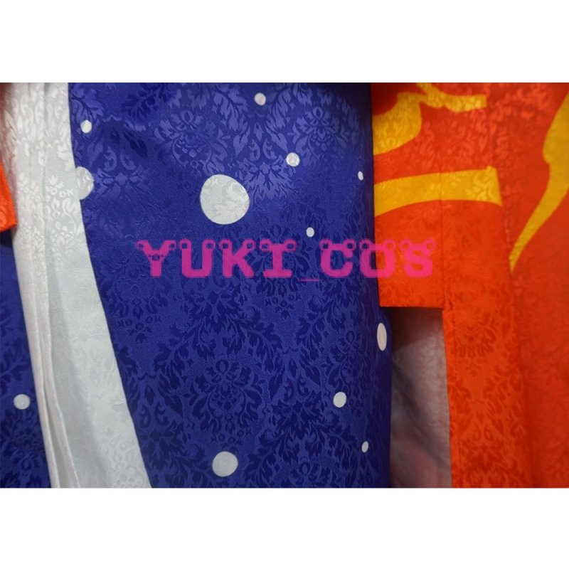 画像6: 鬼滅の刃遊郭編 鯉夏花魁 こいなつおいらん 着物 コスプレ衣装 送料無料 (6)