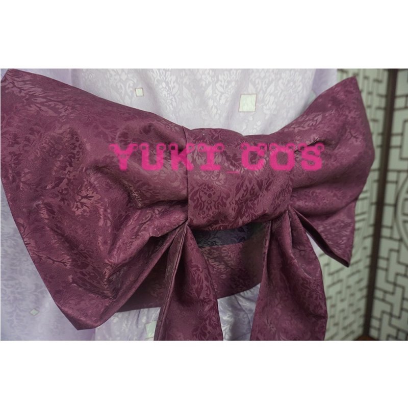 画像9: 鬼滅の刃遊郭編 堕姫 だき 幼い 浴衣 コスプレ衣装 送料無料 (9)