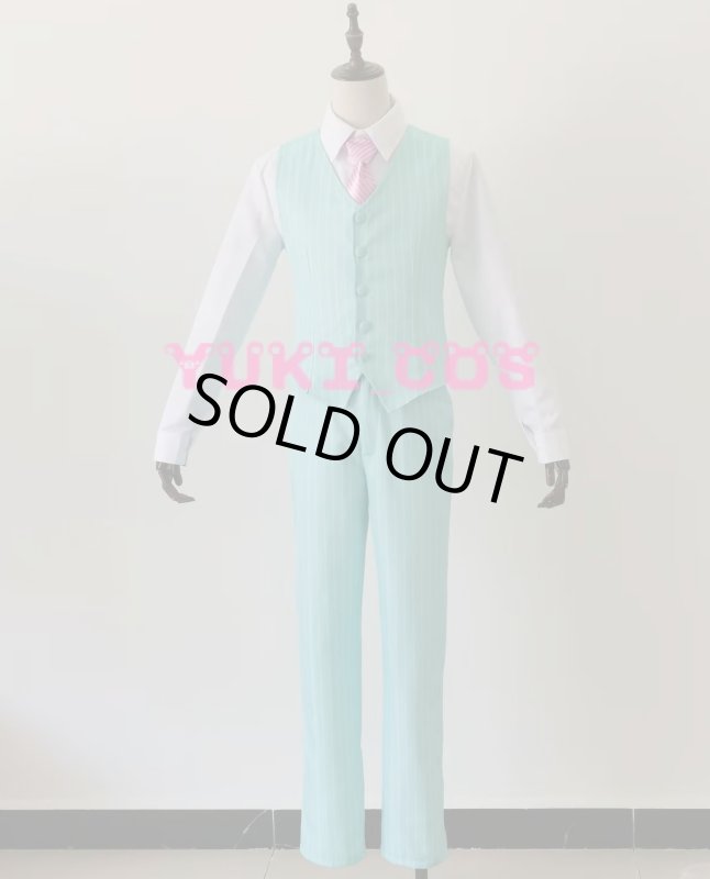 画像6: 東京リベンジャーズ 灰谷兄弟 灰谷竜胆 はいたにりんどう スーツ 縦縞模様 コスプレ衣装 送料無料 (6)