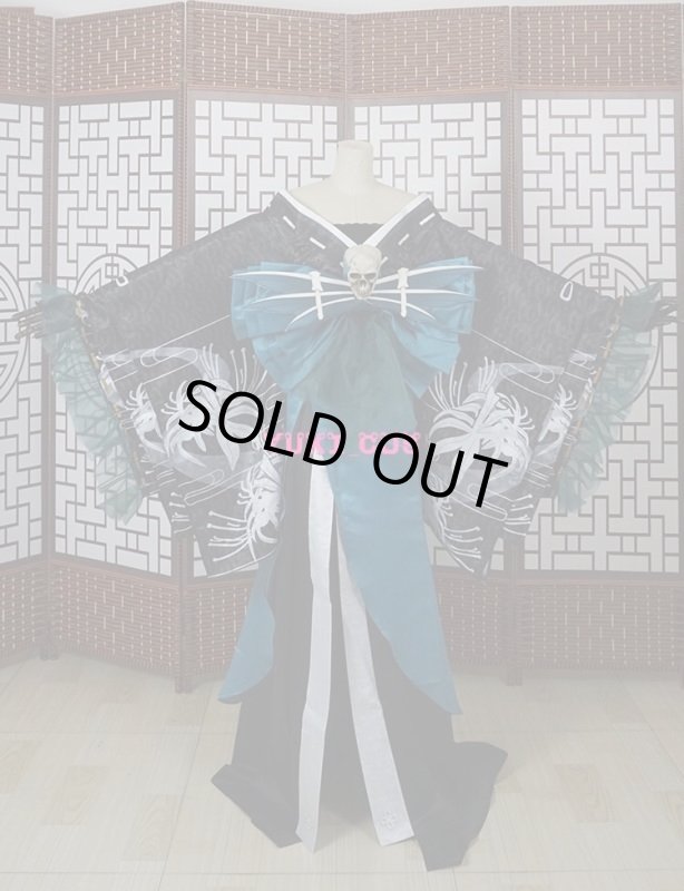 画像1: 陰陽師 彼岸花 新スキン 三途業火 コスプレ衣装　送料無料 (1)