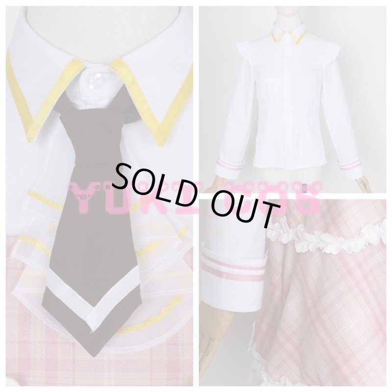 画像7: バーチャルYouTuber Vtuber 本間ひまわり メイド服 コスプレ衣装 送料無料 (7)