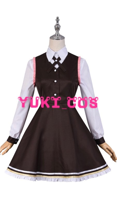 画像5: 鬼滅の刃 竈門禰豆子 メイド服 コスプレ衣装 送料無料 (5)