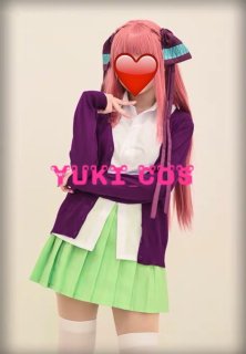 五等分の花嫁 中野四葉 制服 コスプレ 衣装 ごとよめ ② 五等分の花嫁 中野 四葉（なかの よつば）コスプレ衣装 制服