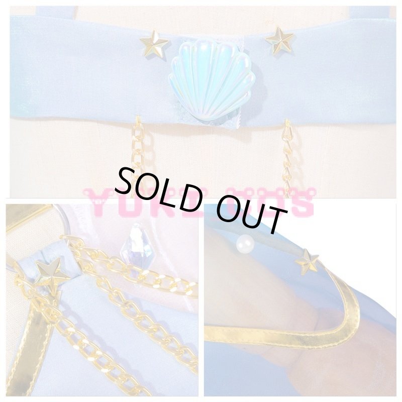 画像5: リーグ・オブ・レジェンド League of Legends　LOL プレステージ オーシャンソング セラフィーン　コスプレ衣装 　送料無料 (5)