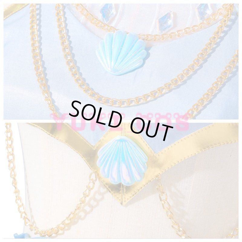 画像4: リーグ・オブ・レジェンド League of Legends　LOL プレステージ オーシャンソング セラフィーン　コスプレ衣装 　送料無料 (4)