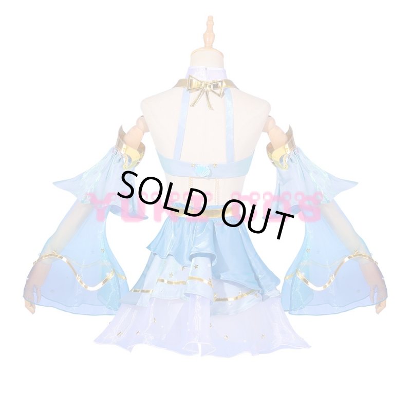 画像3: リーグ・オブ・レジェンド League of Legends　LOL プレステージ オーシャンソング セラフィーン　コスプレ衣装 　送料無料 (3)