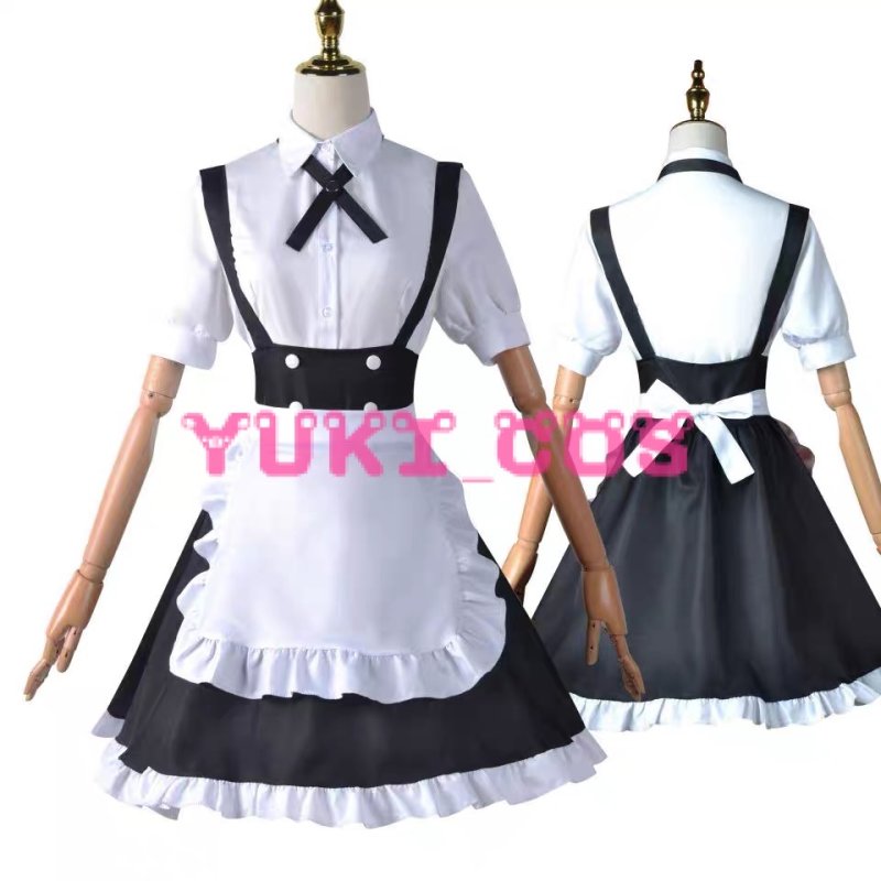 画像3: よふかしのうた 七草ナズナ ななくさなずな メイド服 コスプレ衣装 送料無料 (3)