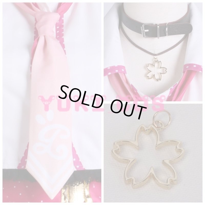 画像8: LoveLive! ラブライブ!スクフェス チェリーブロッサム編 唐可可 たんくぅくぅ コスプレ衣装 送料無料 (8)