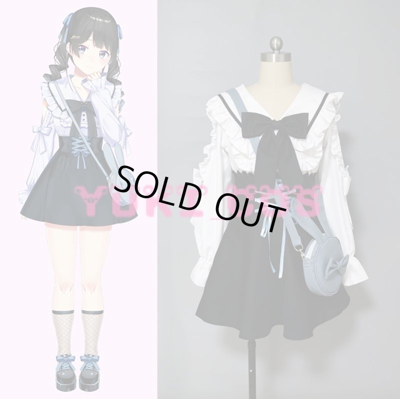 画像1: Vtuber にじさんじ　月ノ美兎　つきの みと コスプレ衣装 　送料無料 (1)